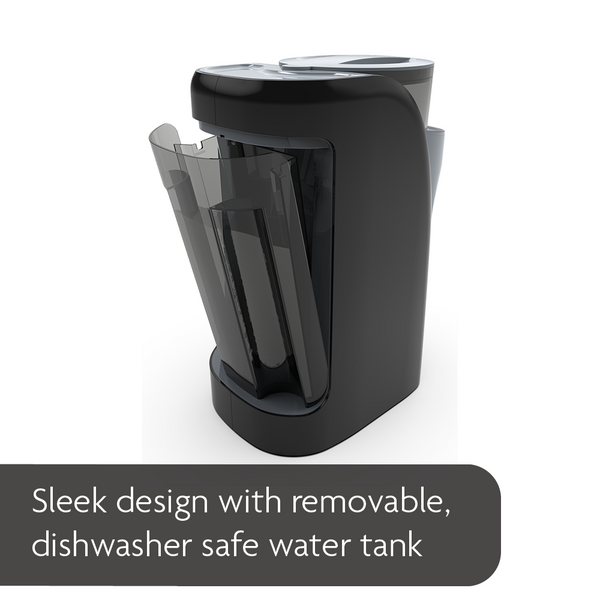 our baby formula maker has a sleek design with removable, dishwasher safe water tank #variant_slate-backordered-until-july
