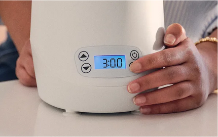 Gentle-tap touch buttons make it easy to use