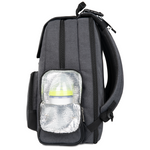 Unisex diaper bag backpack with temperature controlled bottle storage - product thumbnail