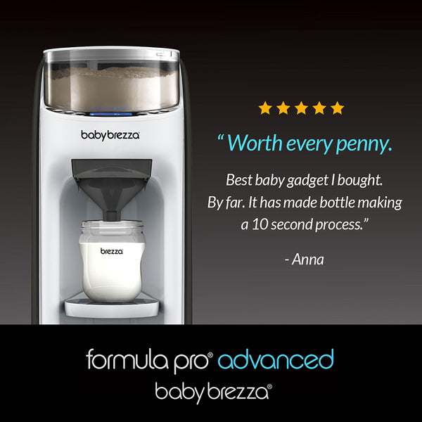 baby formula machine review reading - worth every penny. best baby gadget I bought. By far. It has made bottle making a 10 second process - Anna #variant_white