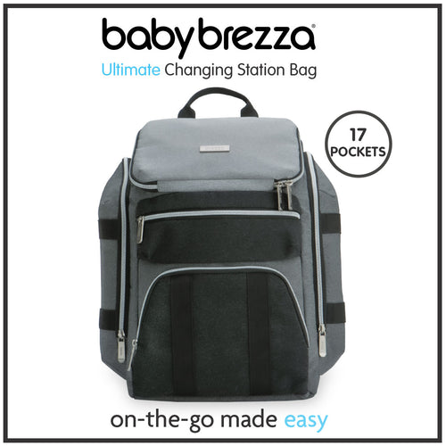 Diaper changing bag with 17 pockets - product thumbnail