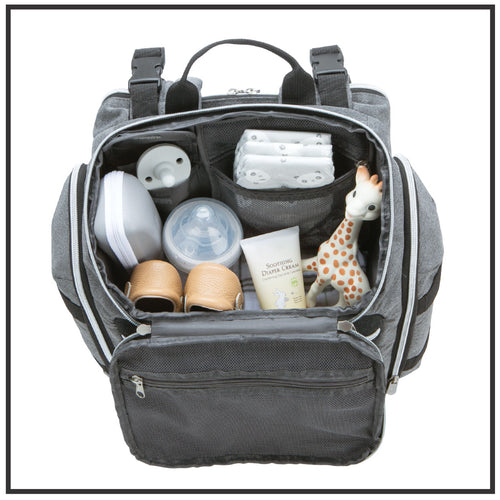 The Enzo ultimate diaper bag packed with essentials - product thumbnail