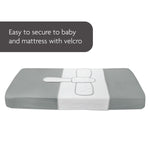 Baby swaddle wrap makes it easy to secure baby and mattress with velcro - product thumbnail