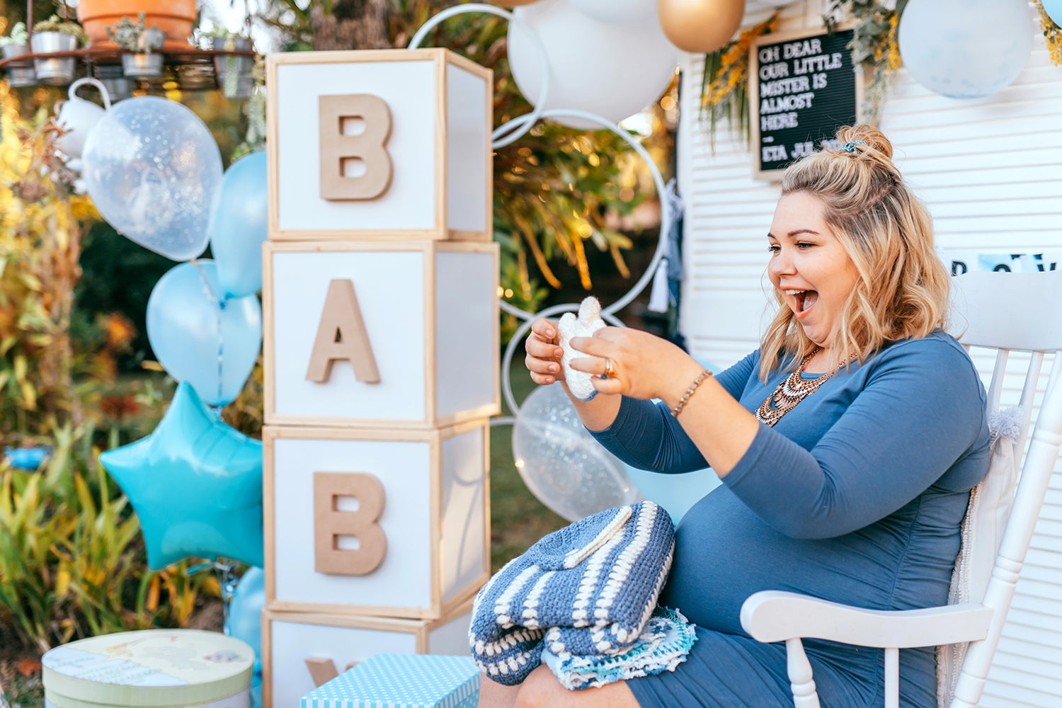 Mother Hosting a Virtual Baby Shower