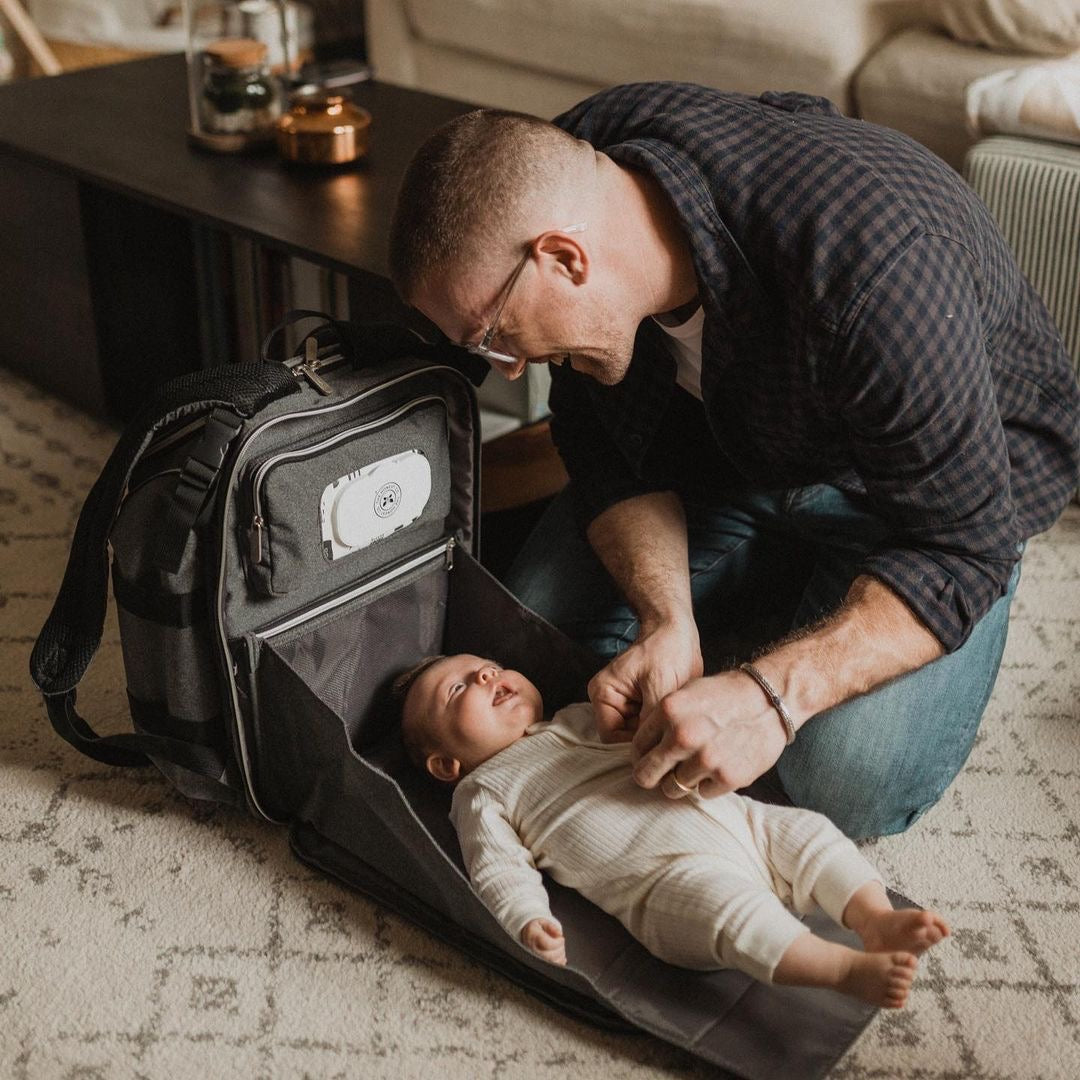 Dad and baby celebrating Father's Day