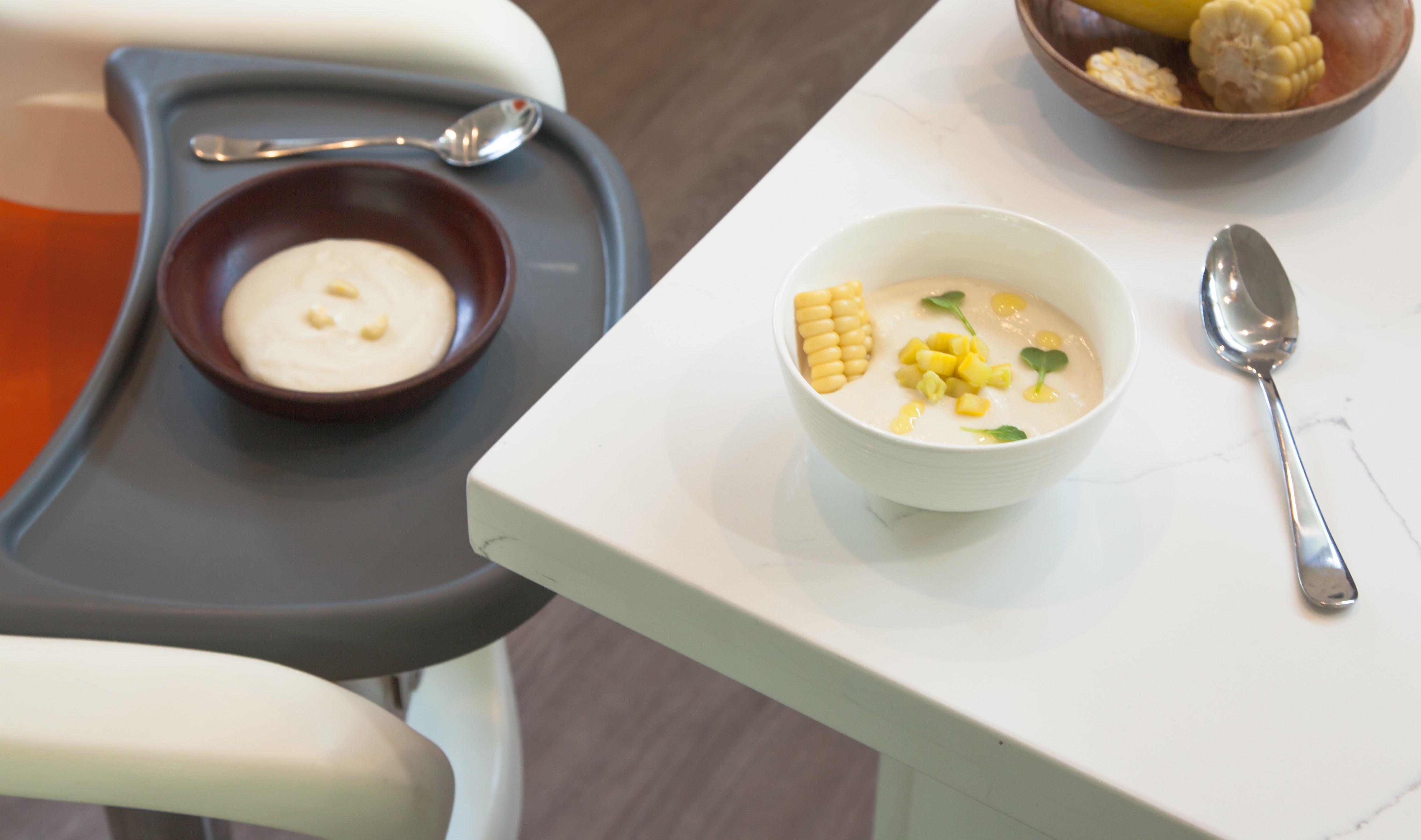 Homemade Corn and Squash Soup