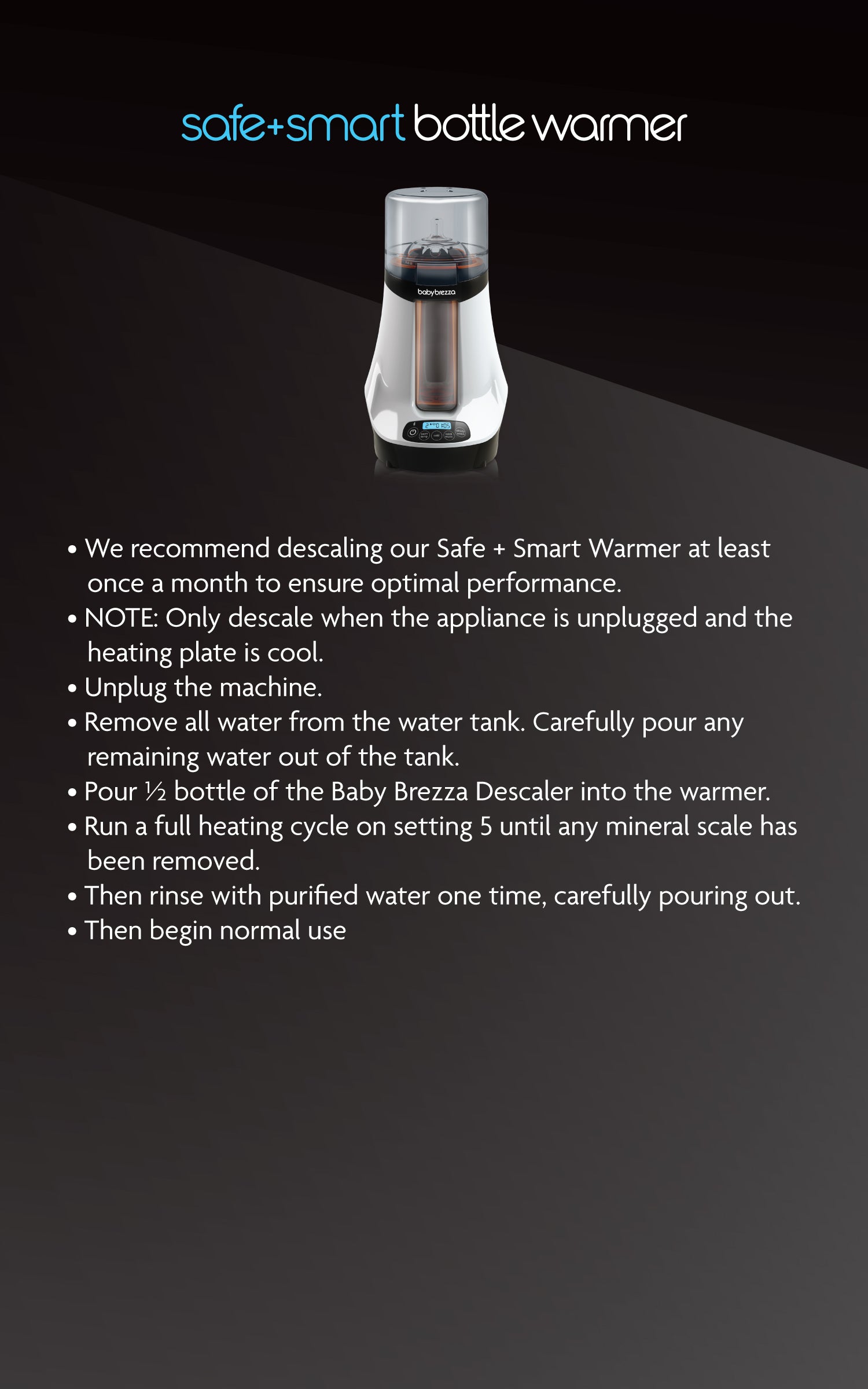 How to Clean Baby Brezza Bottle Warmer