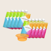 baby brezza 10 pack baby food pouches and filling funnel