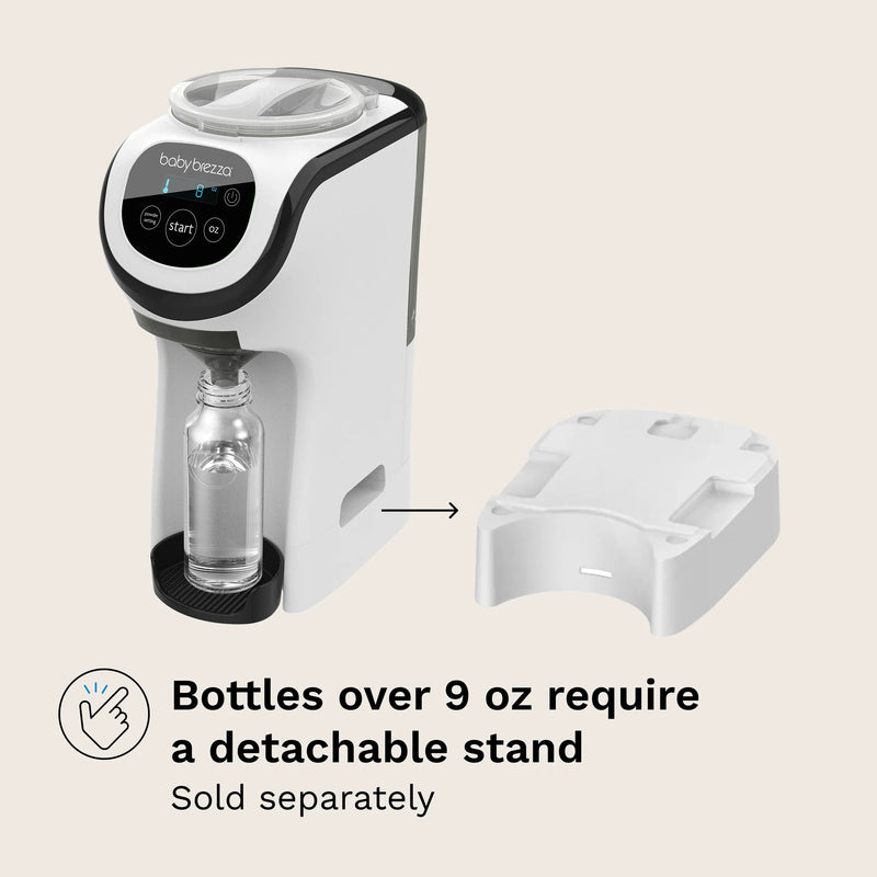 bottles over 9 oz require a detachable stand - sold separately