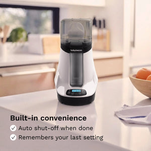 Built-in convenience: auto shut-off when done and remembers your last setting