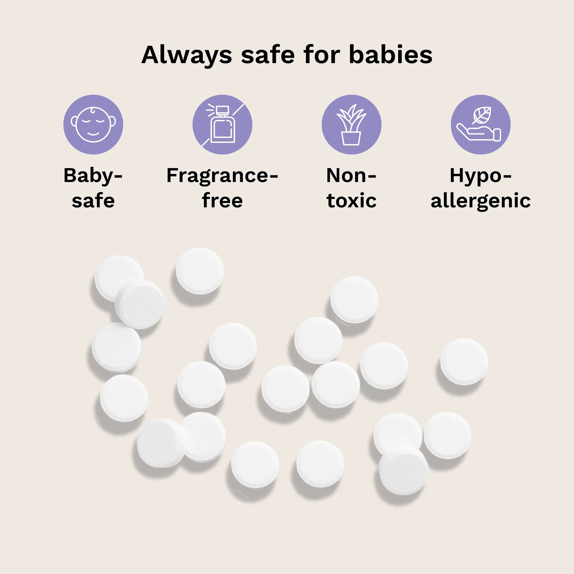 baby bottle washer descaling tablets always safe for babies fragrance-free non-toxic hypo-allergenic