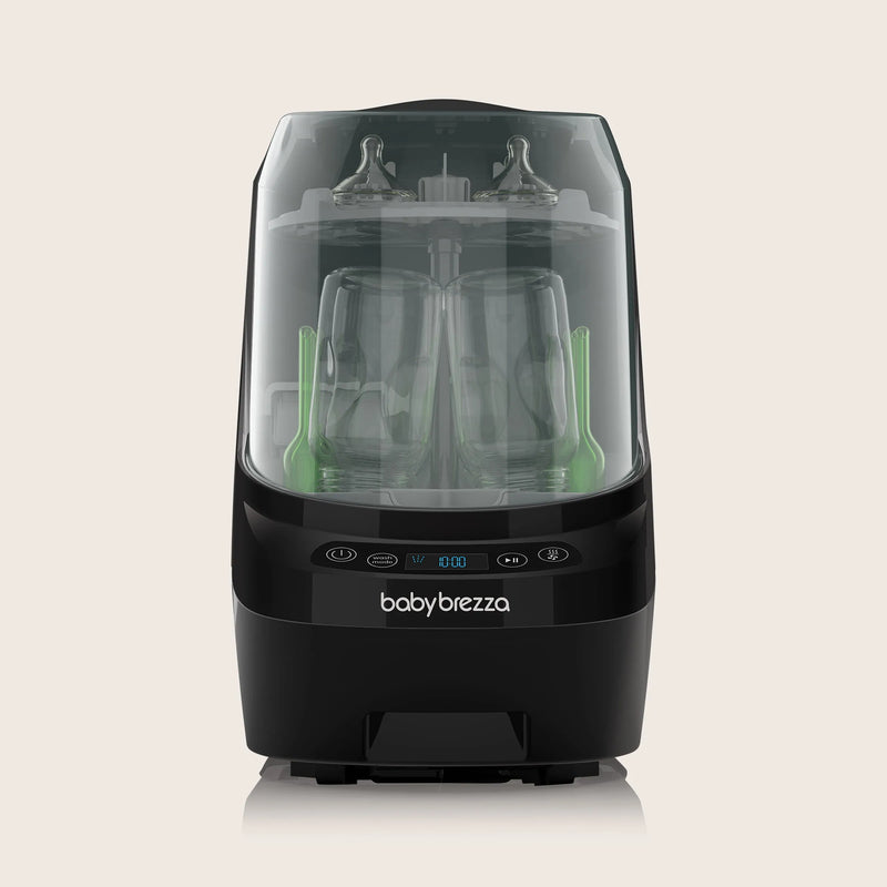 black baby brezza bottle washer pro