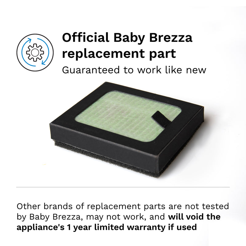 Baby Brezza replacement part, Official replacement part filter, Appliance replacement part warranty