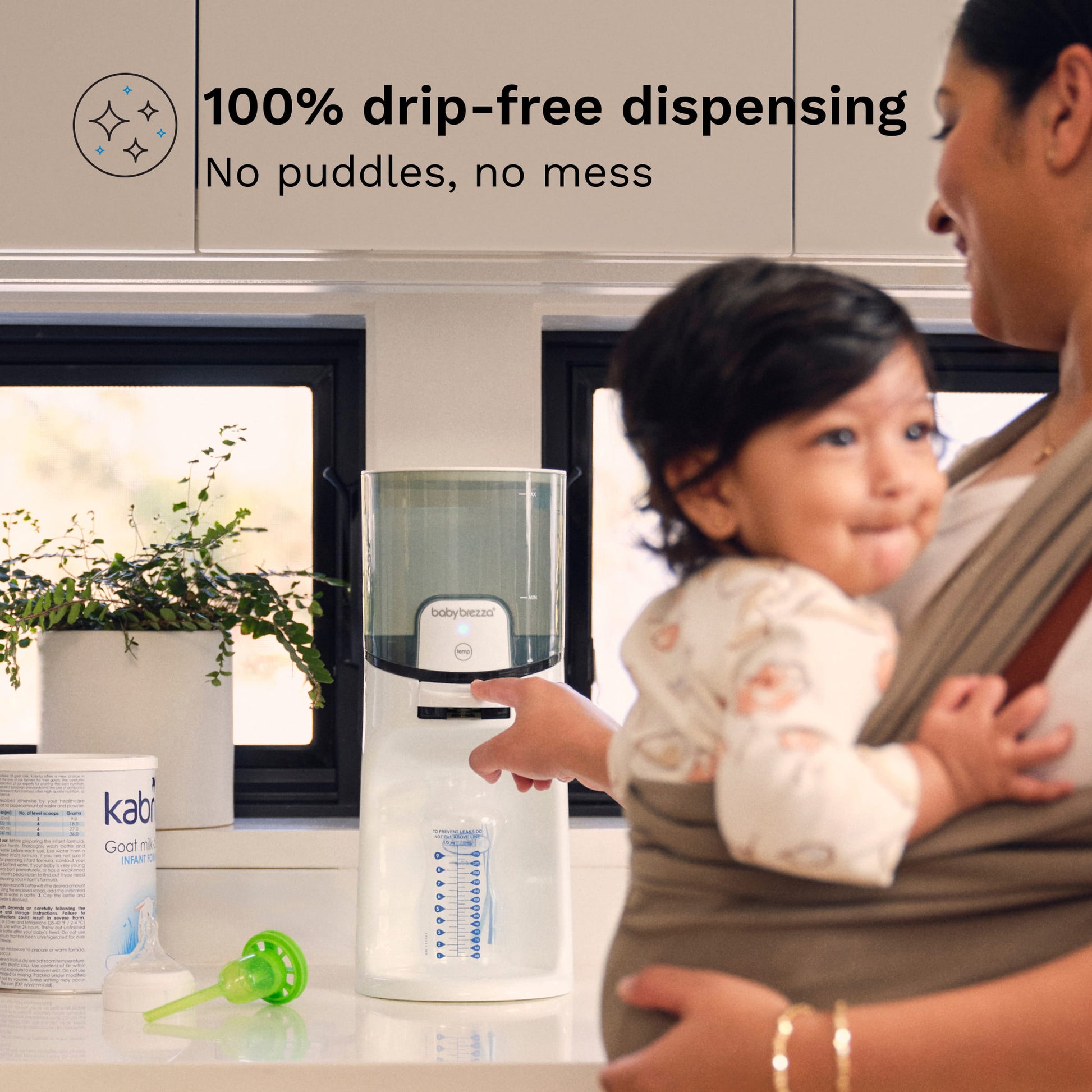 100% drip-free dispensing. no puddles, no mess.