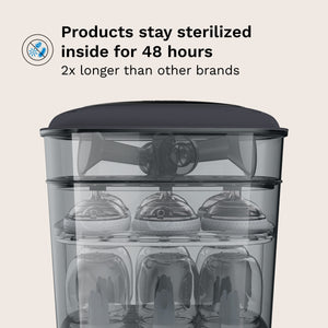 baby products stay sterilized inside for 48 hours - 2x longer than other brands