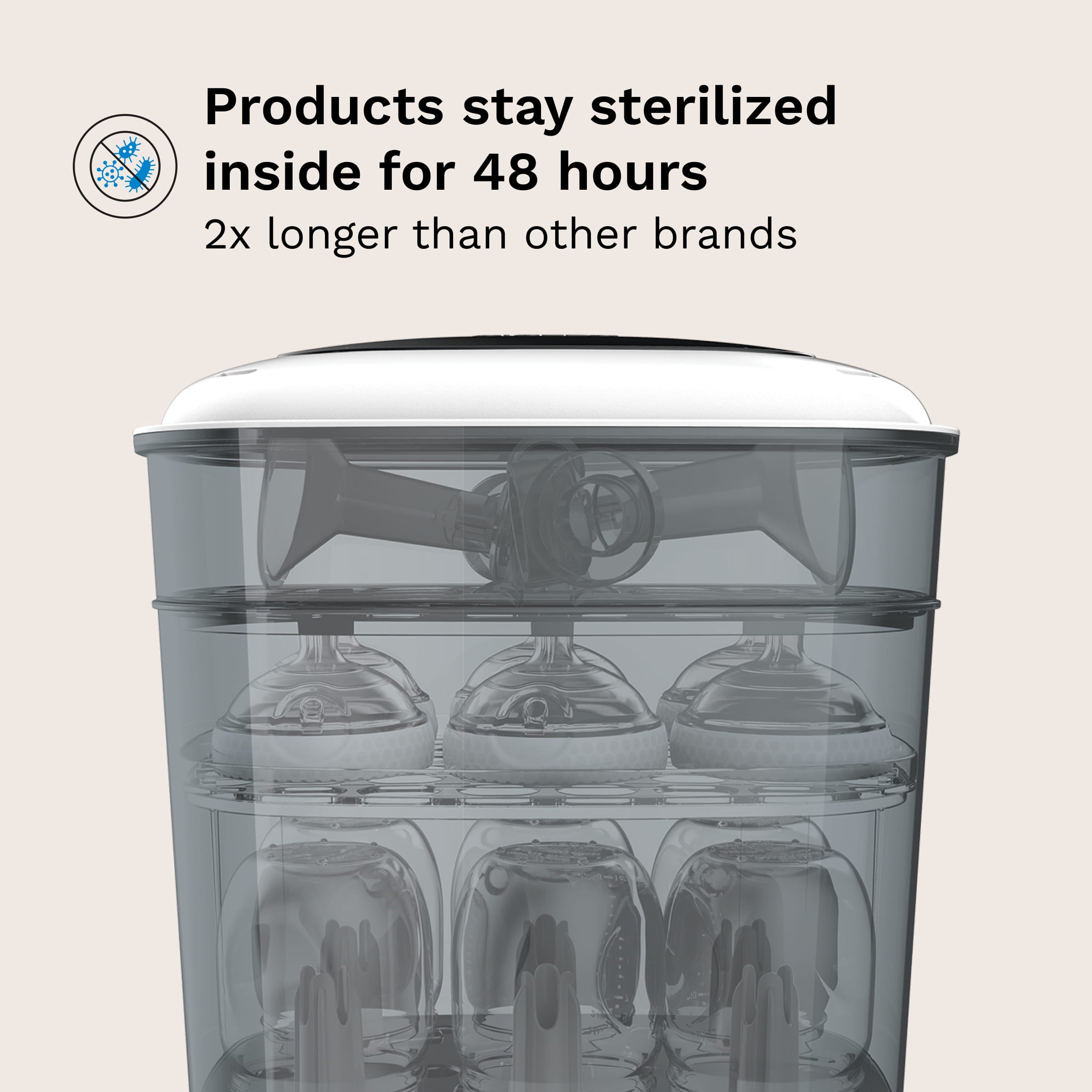 One Step™ Baby Bottle Sterilizer and Dryer Advanced | Baby Brezza