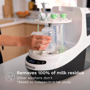 Removes 100% of milk residue