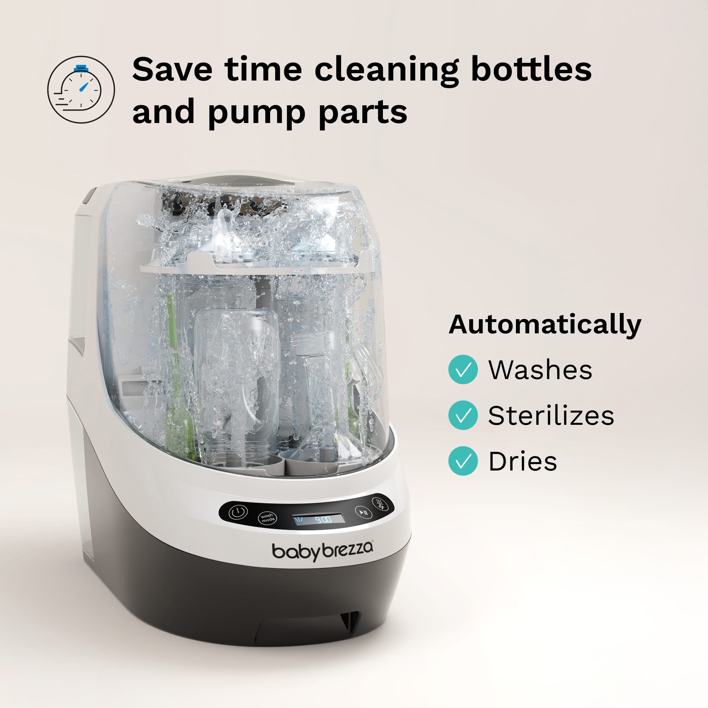 Bottle Washer Pro™: Automatic Baby Bottle Washer | Baby Brezza