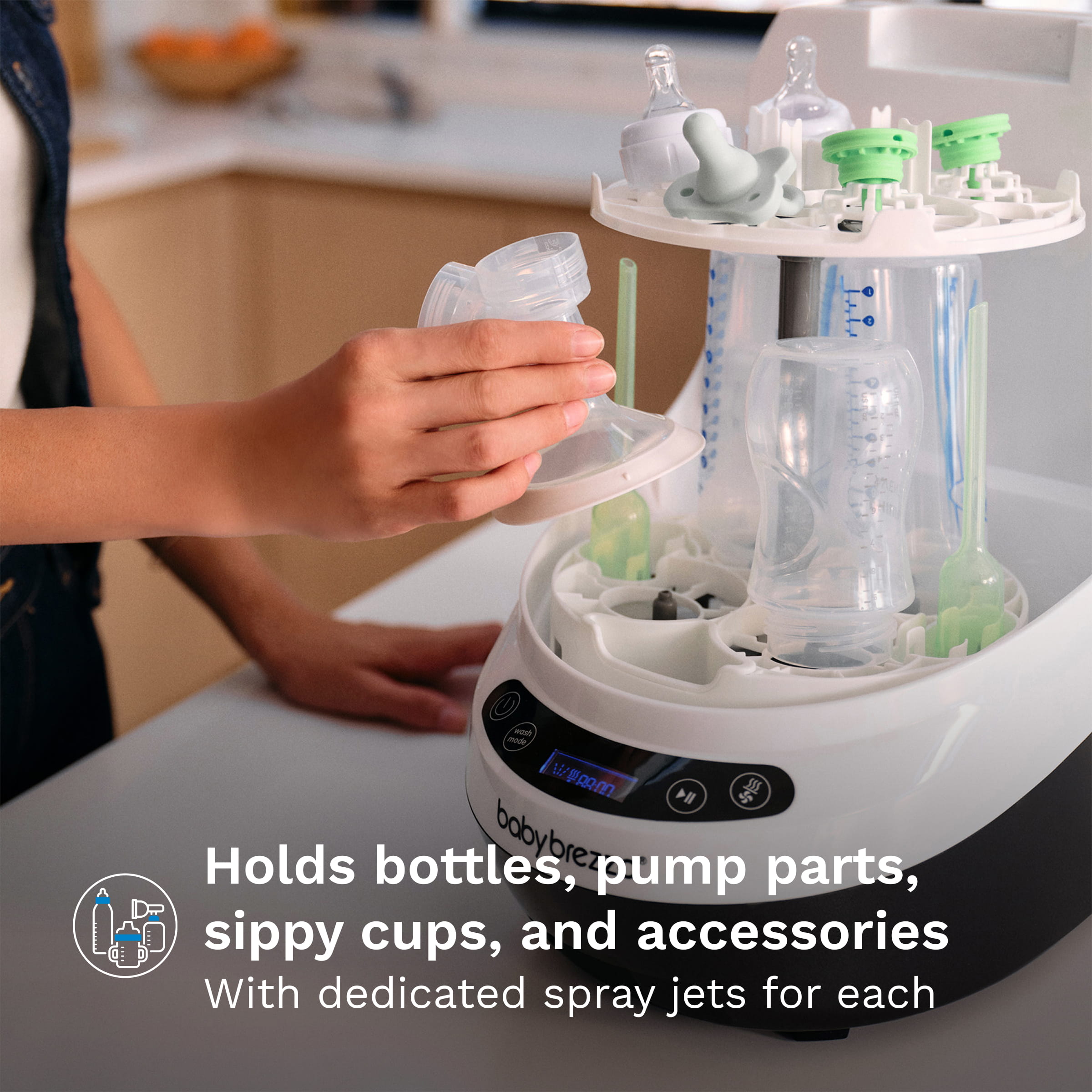 Bottle Washer Pro™: Automatic Baby Bottle Washer | Baby Brezza