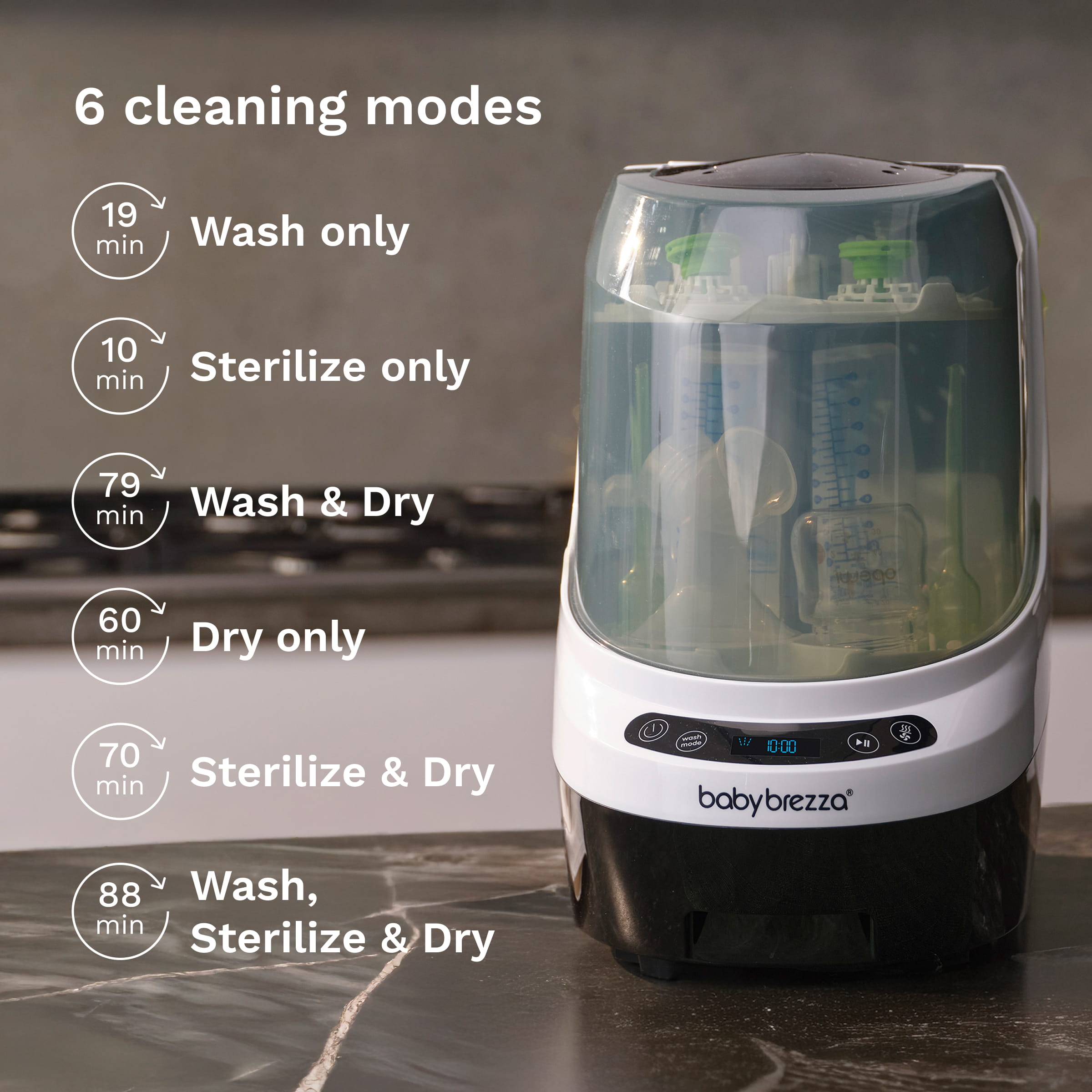 Bottle Washer Pro™: Automatic Baby Bottle Washer | Baby Brezza