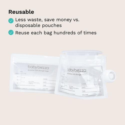 Reusable Milk Storage Bags, 10 Pack - product thumbnail