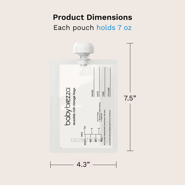 Reusable Milk Storage Bags, 10 Pack - product thumbnail