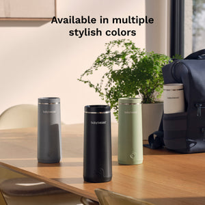 available in multiple stylish colors: black, white, green, and grey