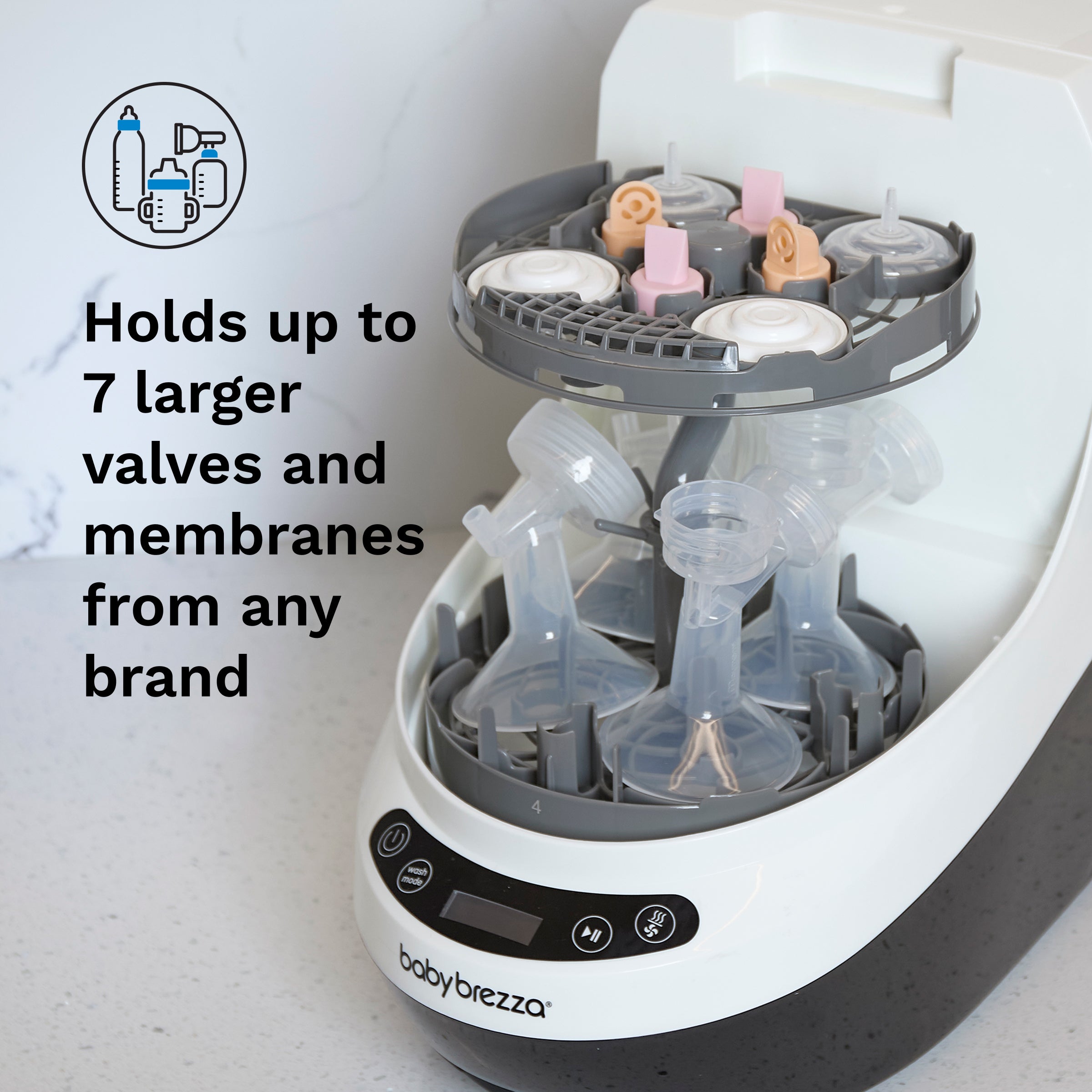 Breast Pump Rack For Bottle Washer Pro