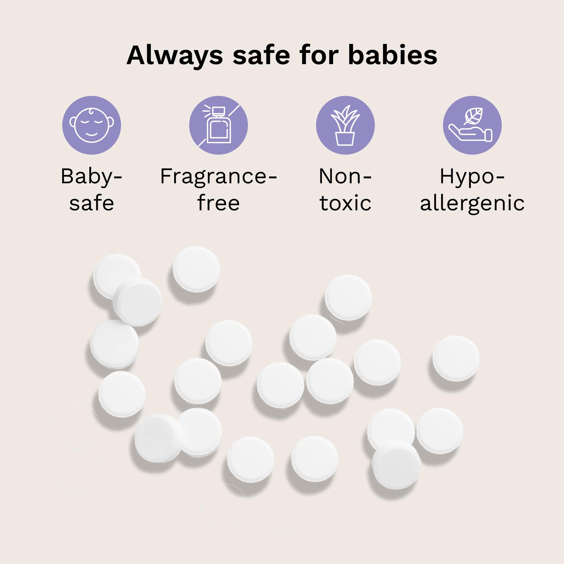baby bottle washer descaling tablets always safe for babies fragrance-free non-toxic hypo-allergenic