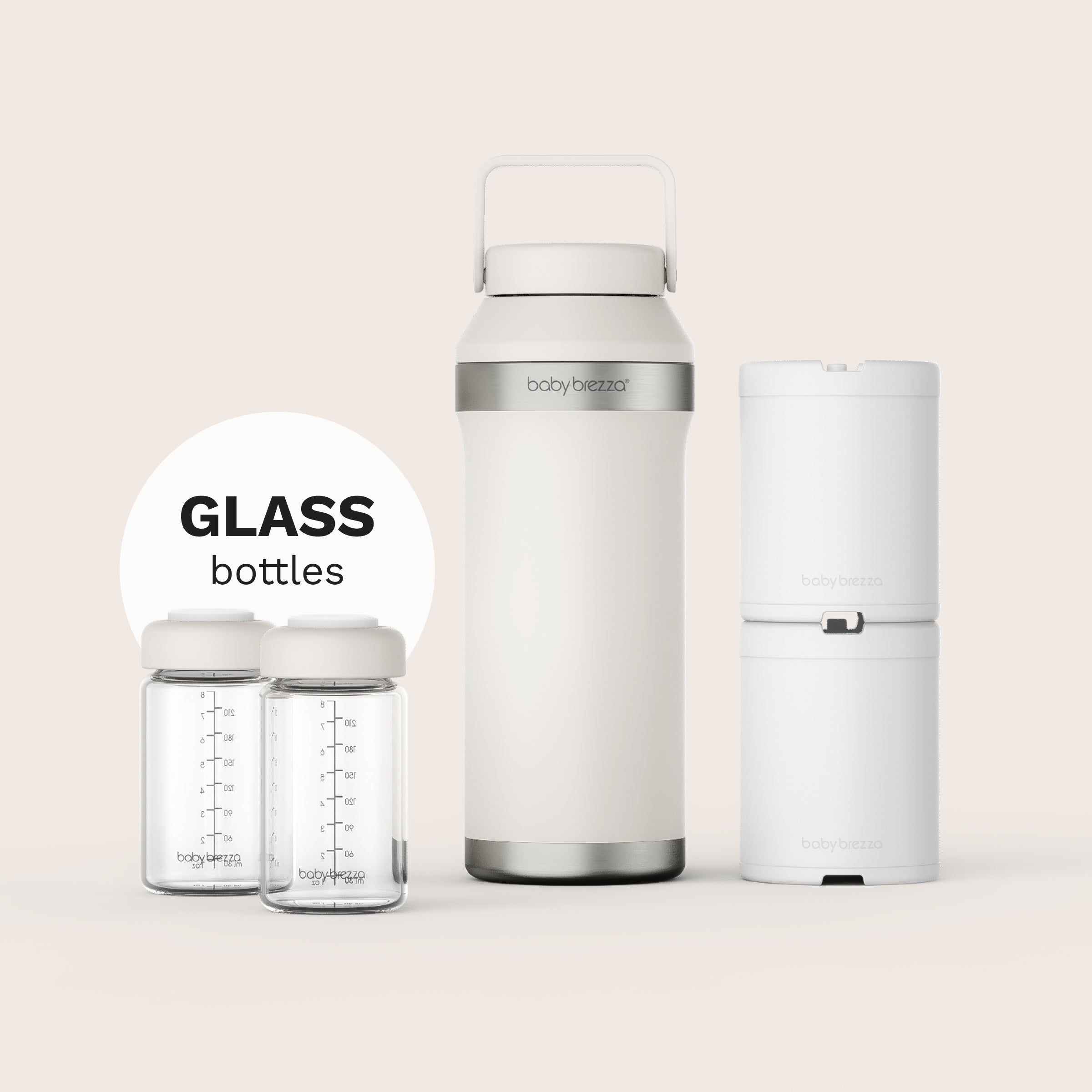 その他 babybrezza All-day Breastmilk Portable Glass Cooler – Baby Brezza