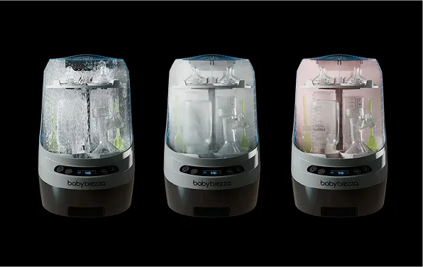 Automatically washes, sterilizes and dries