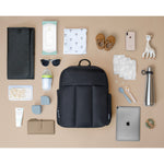 Gio sporty diaper bag surrounded by items that fit in the bag - product thumbnail
