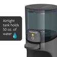 #variant_charcoal The Baby Brezza water warmer with an airtight tank that holds 50 oz of water