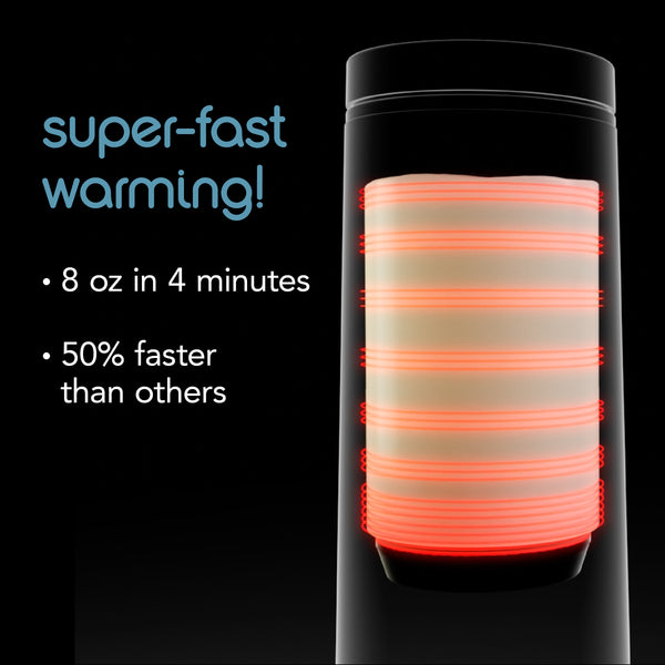 Superfast Portable Bottle Warmer - Rechargeable Travel Warmer for Formula and Breastmilk - product thumbnail