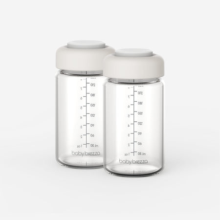 Glass Breastmilk Cooler Replacement Bottles