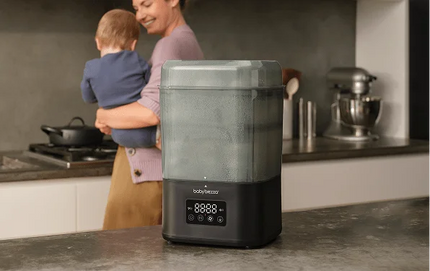 Kills 99.9% of germs with steam in 5 mins