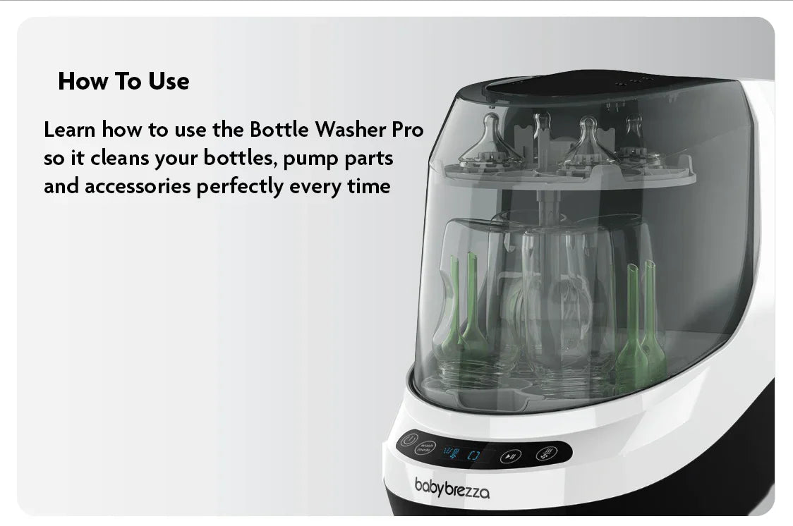 Bottle Washer Pro: How To Use – Baby Brezza Bottle Washer Pro: How To Use – Baby Brezza