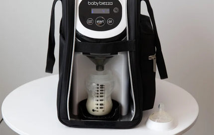 Make a bottle without removing the machine from the bag  	