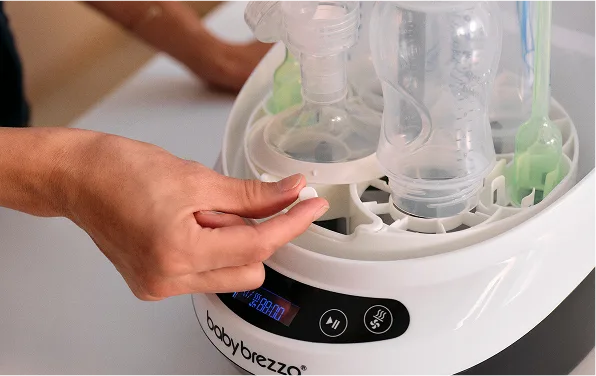Safe, powerful cleaning for bottles, pump parts, and more