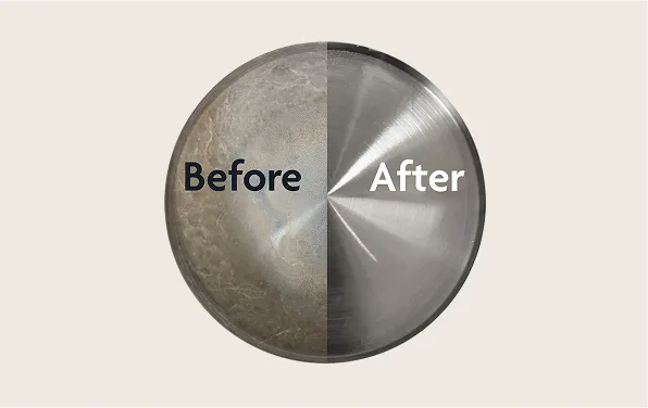 Removes milk residue and odor