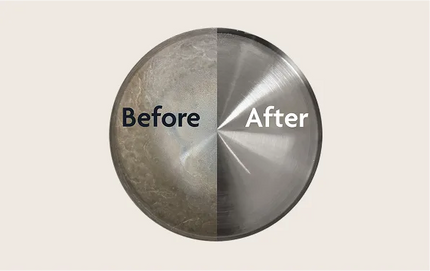 Removes milk residue and odor
