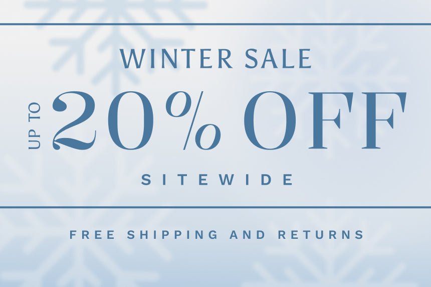 Winter sale up up 20% off sitewide baby essentials
