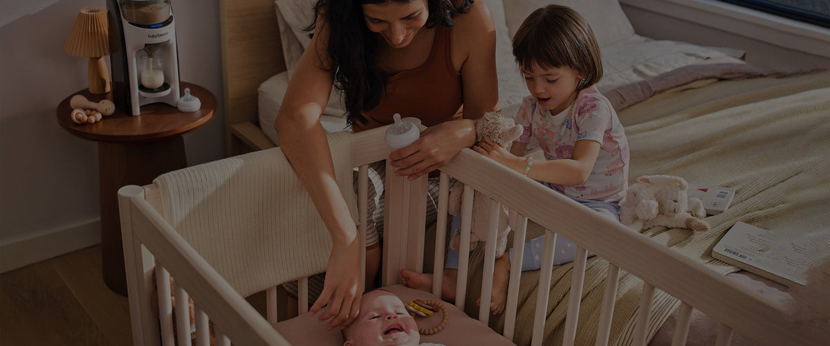 Baby Brezza products on a kitchen counter - unlock Brezza Care+ rewards