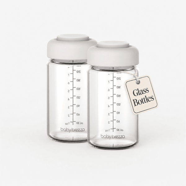 Glass Breastmilk Cooler Replacement Bottles