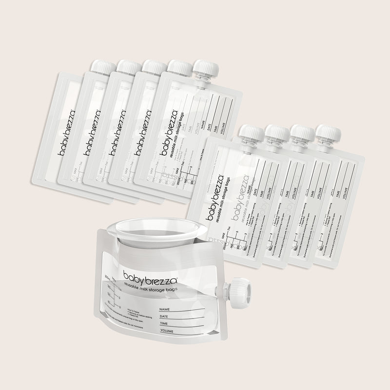 Baby milk storage bags, Reusable milk storage bags, Milk storage bags set