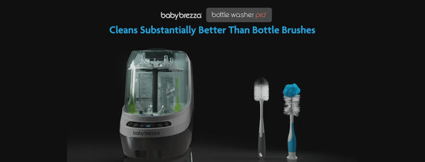 Load video: Bottle washer pro is better than bottle brushes - Only washer clinically proven to clean better than bottle brushes.No messy sink hook-up or drain hose. 