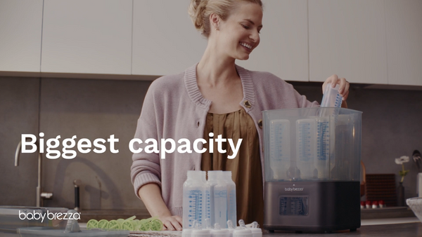 Load video: SuperQuick Baby Bottle Sterilizer and Dryer Video - Sterilizes &amp; Dries in just 10 Minutes
