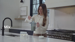 Video demonstrating the Baby Brezza Mixing pitcher in action