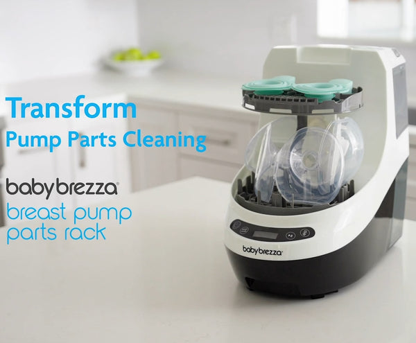 Load video: Breast Pump Rack For Bottle Washer Pro Video - how to use