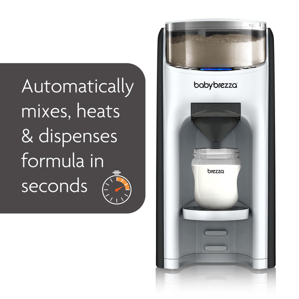 Our baby formula maker automatically mixes, heats, and dispenses formula in seconds  #variant_white